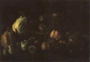 Vincent Van Gogh Still life with a Basket of Apples and Two Pumpkins (nn04) oil painting